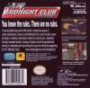 Midnight Club - Street Racing Box Art Back